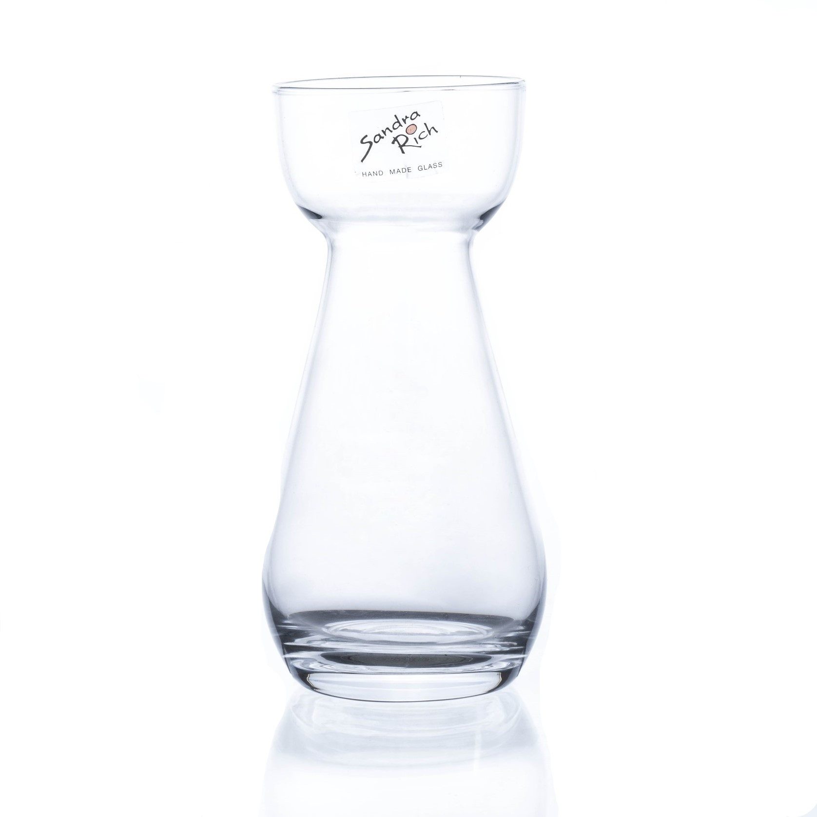 Sandra Rich Dekovase SANDRA RICH Hyazinthenglas, HYACINTH Glasvase, ca. 17cm