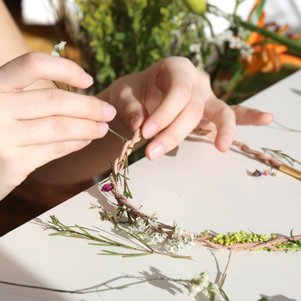 Kikkerland Kordel Huckleberry Mach deine eigene Halskette aus Blumen und Blättern