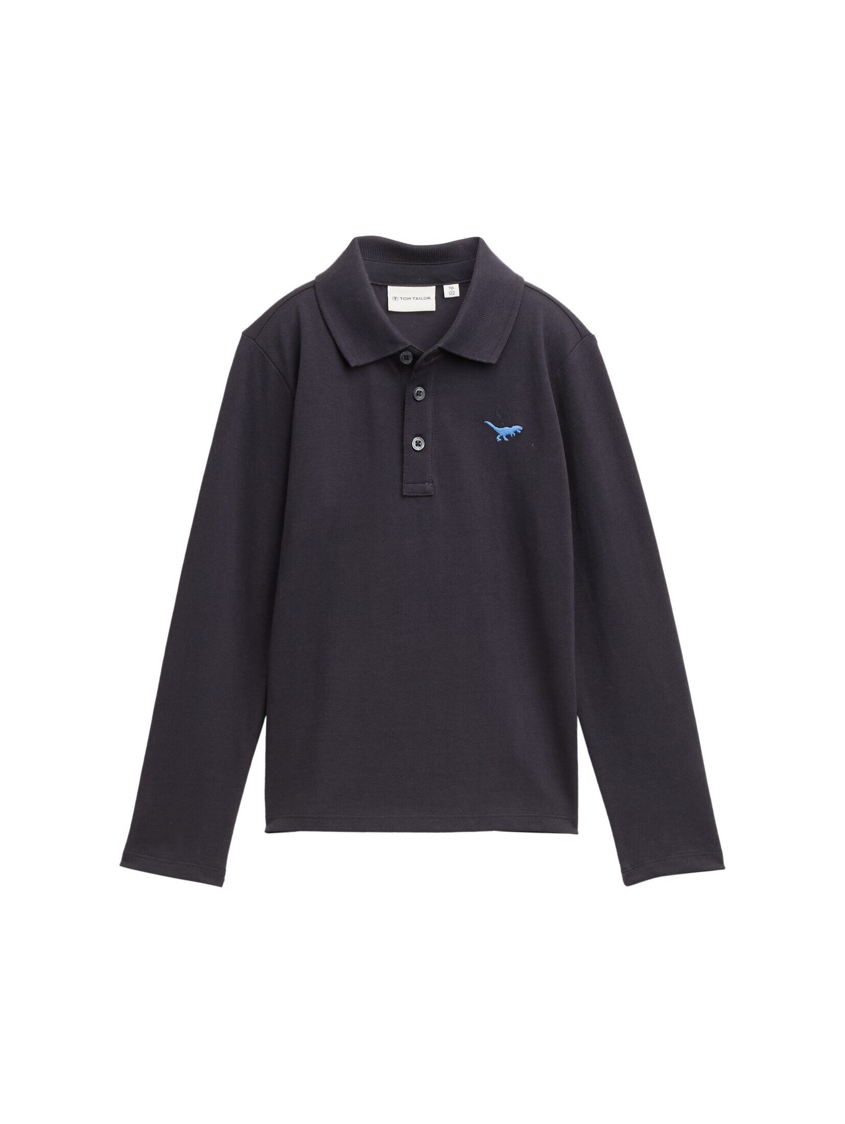 TOM TAILOR Langarm-Poloshirt Poloshirts Langarm Poloshirt mit Stickerei