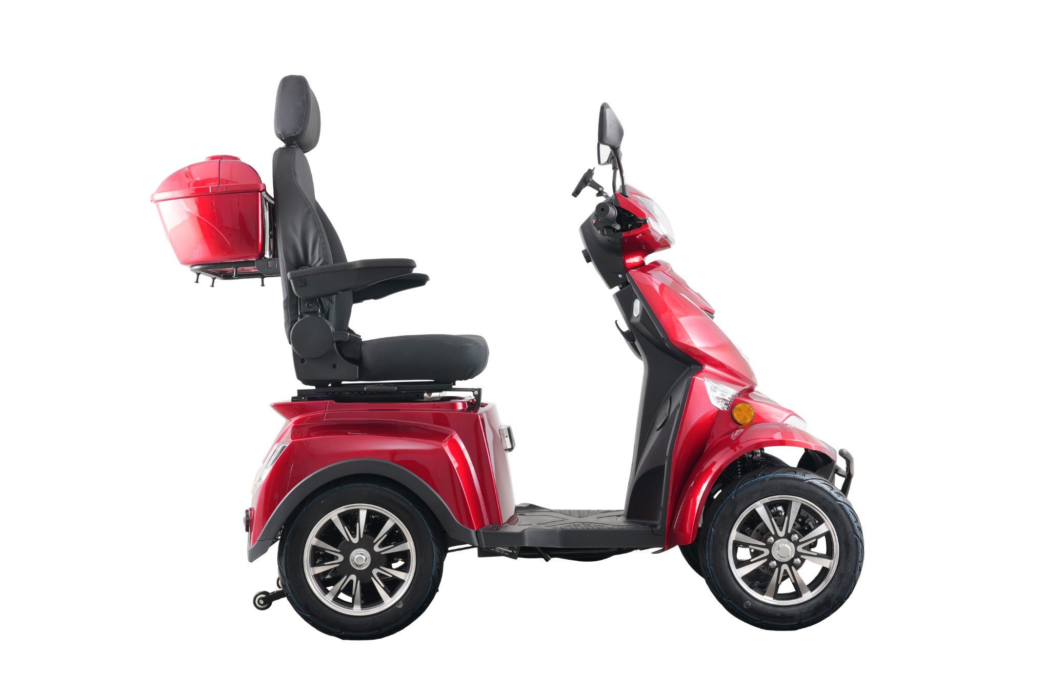 Aktiv mobil Elektromobil AM E-Quad 1000, 25 km/h mit Topcase, 1000 W, 25 km/h, Topcase Fassungsvermögen von ca. 36 Litern, Staufach mit ca. 24 Litern