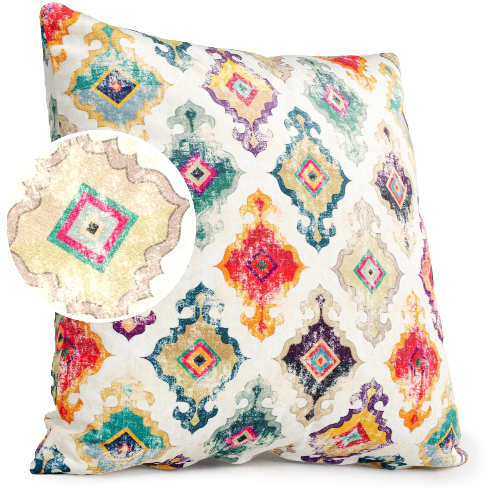 ANRO Dekokissen Verschiedene Kissenbezug Velours mit Motiv Zierkissen, Micr günstig online kaufen