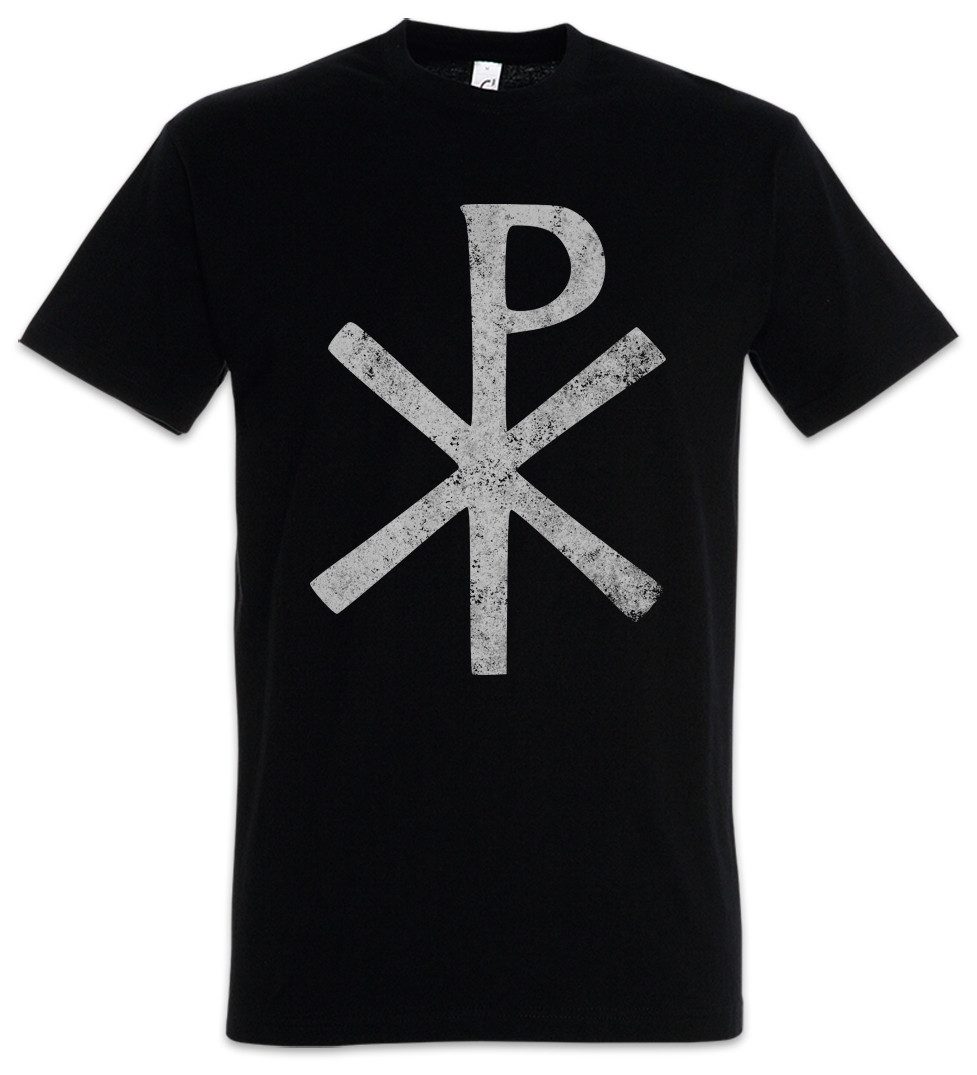 Urban Backwoods Print-Shirt Chi Rho Symbol Herren T-Shirt Christusmonogramm günstig online kaufen