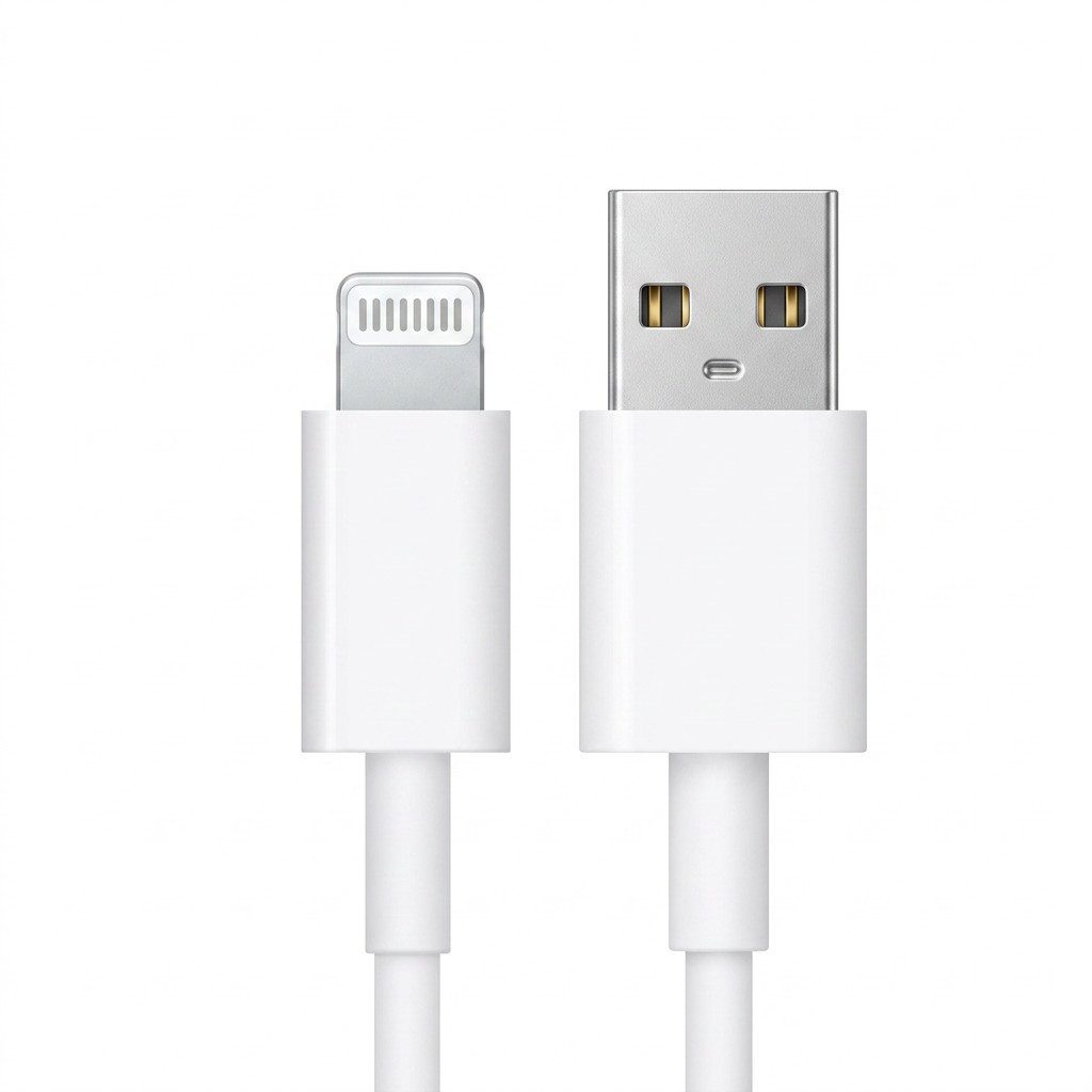 Futurea USB-A auf Lightning iPhone Ladekabel Lightning Kabel Lightningkabel 1m Lightningkabel, Lightning, USB Typ A, Lightning, USB Typ A, für iPhone 14/13/12/11/X/8/7/6, iPad, iPod & AirPods