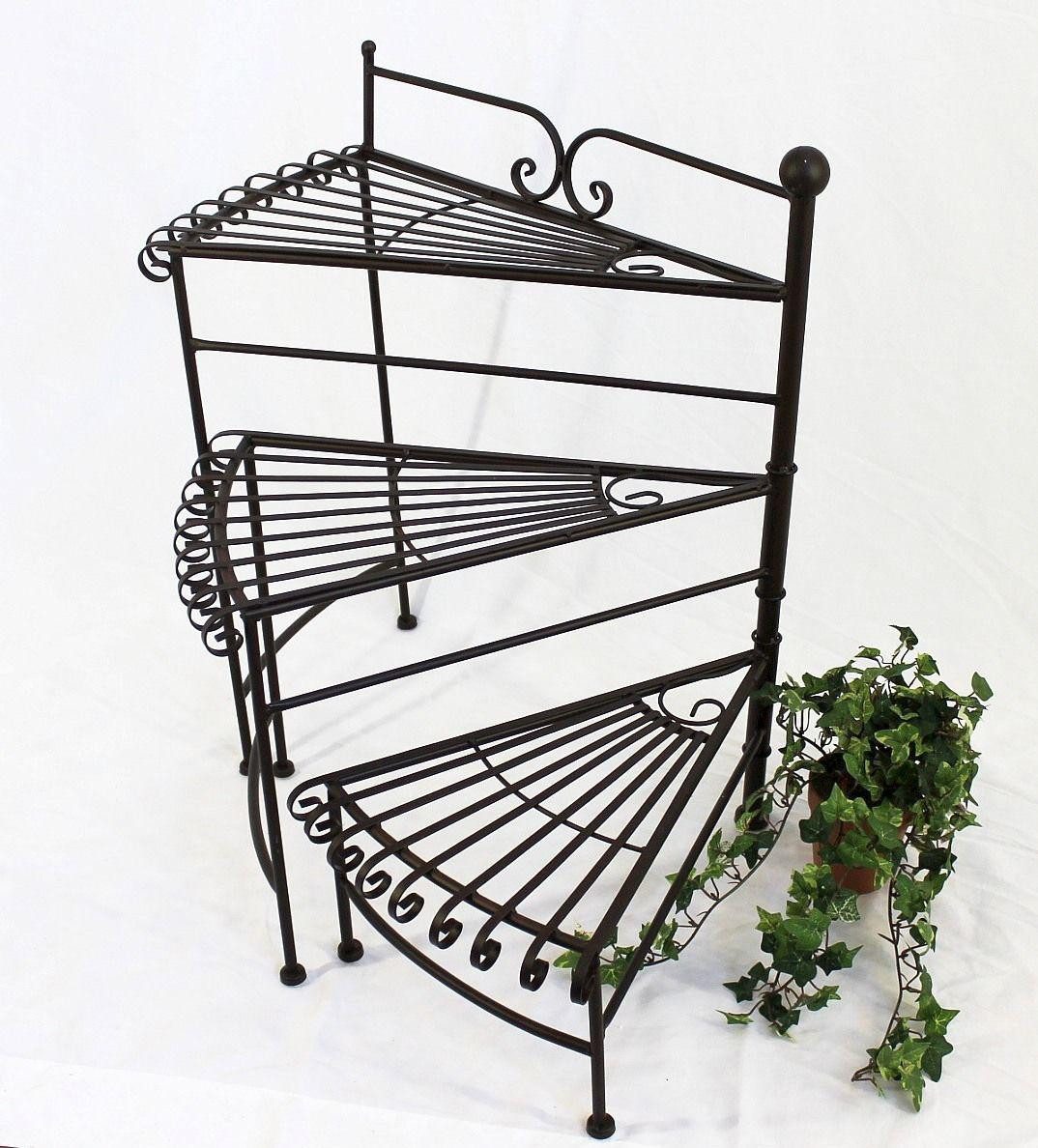 Thumbnail - DanDiBo Blumenhocker Blumentreppe Metall 64 cm Blumenständer mit 3 Ablagen DY12020