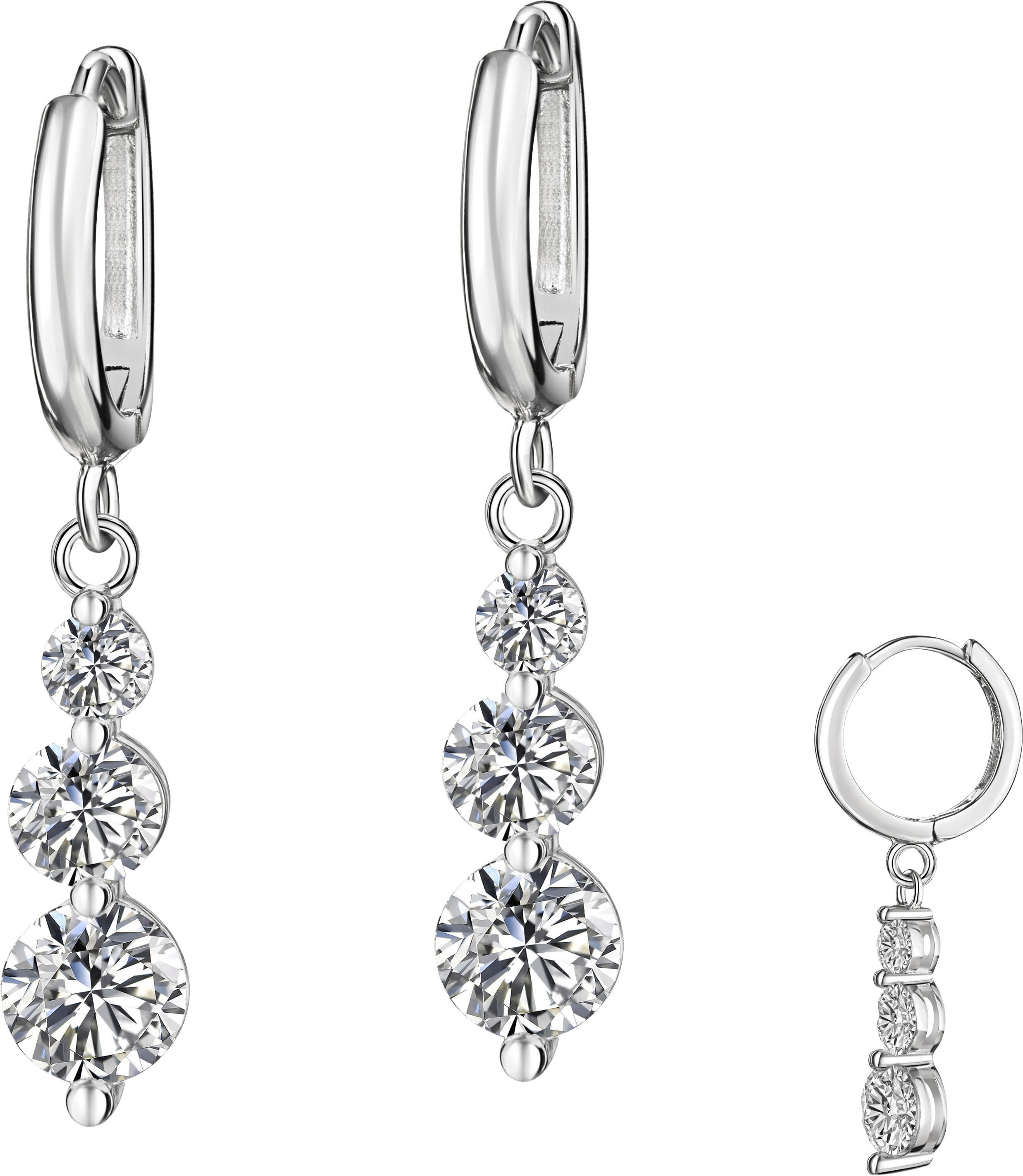Paar Ohrhänger Schmuck Geschenk Silber 925 Ohrschmuck Ohrringe