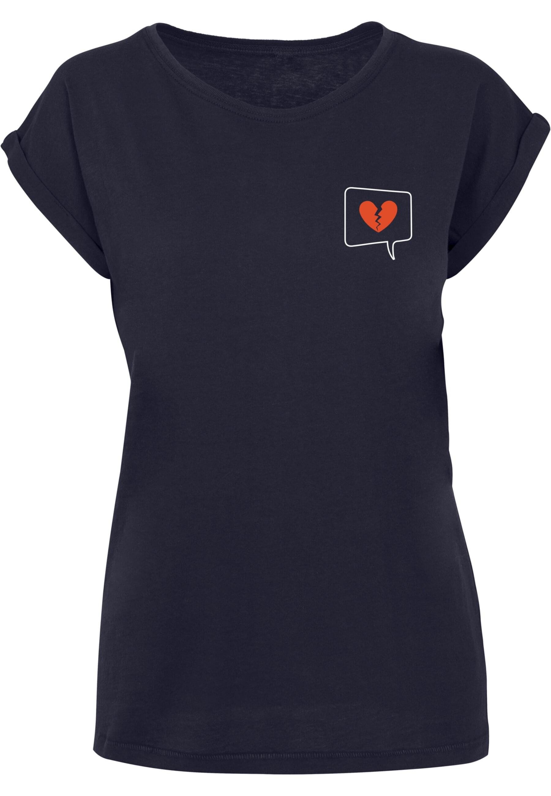 Merchcode T-Shirt Merchcode Damen Ladies Heartbreak günstig online kaufen