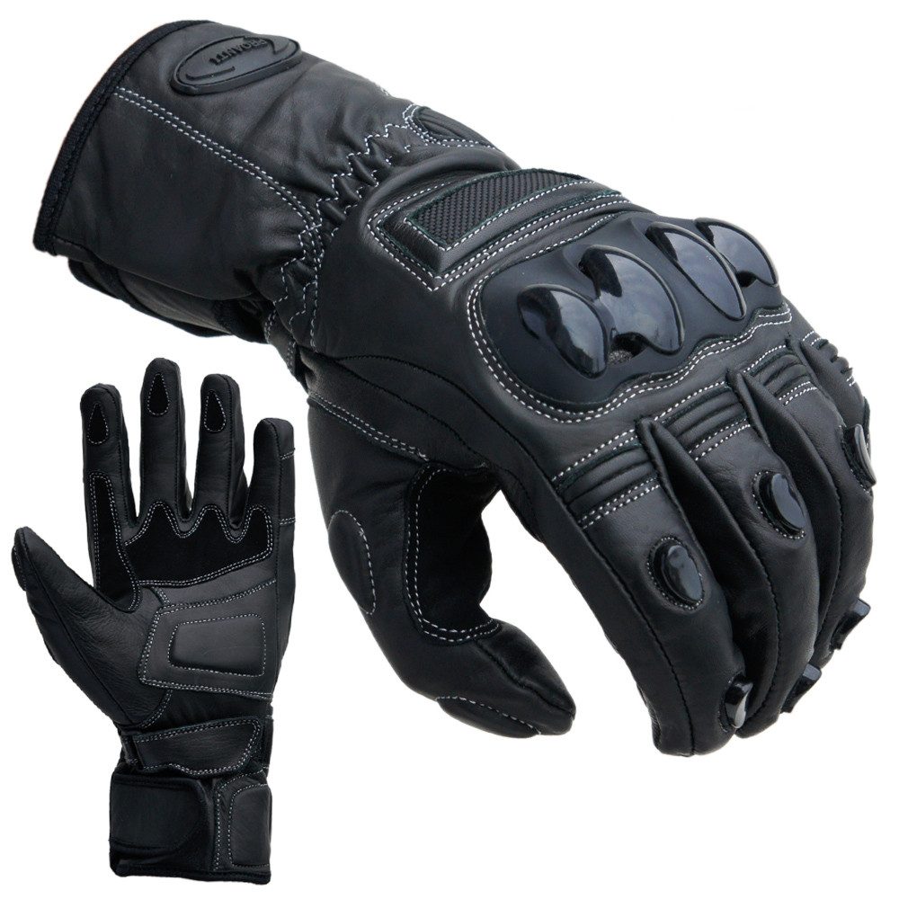 PROANTI Motorradhandschuhe PROANTI Motorradhandschuhe Touring Race Motorrad Leder Handschuhe