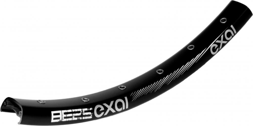 Exal Laufrad Exal FELGE BE 25, 26" 36L 25 schwarz - stabile 26-Zoll-Fahrradelge mit
