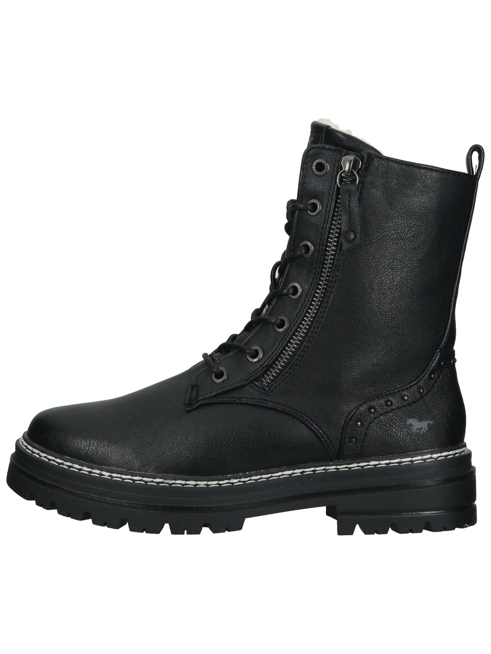 Mustang Shoes Mustang Shoes Stiefelette Lederimitat Schnürstiefelette