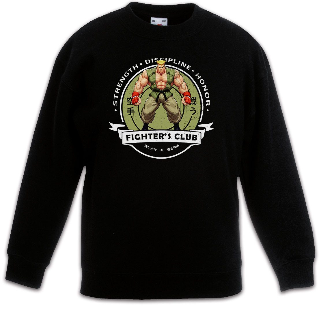 Sweatshirt Fighter's Club Guile II Kinderpullover Fighter SF Karate Hadouken Ryu