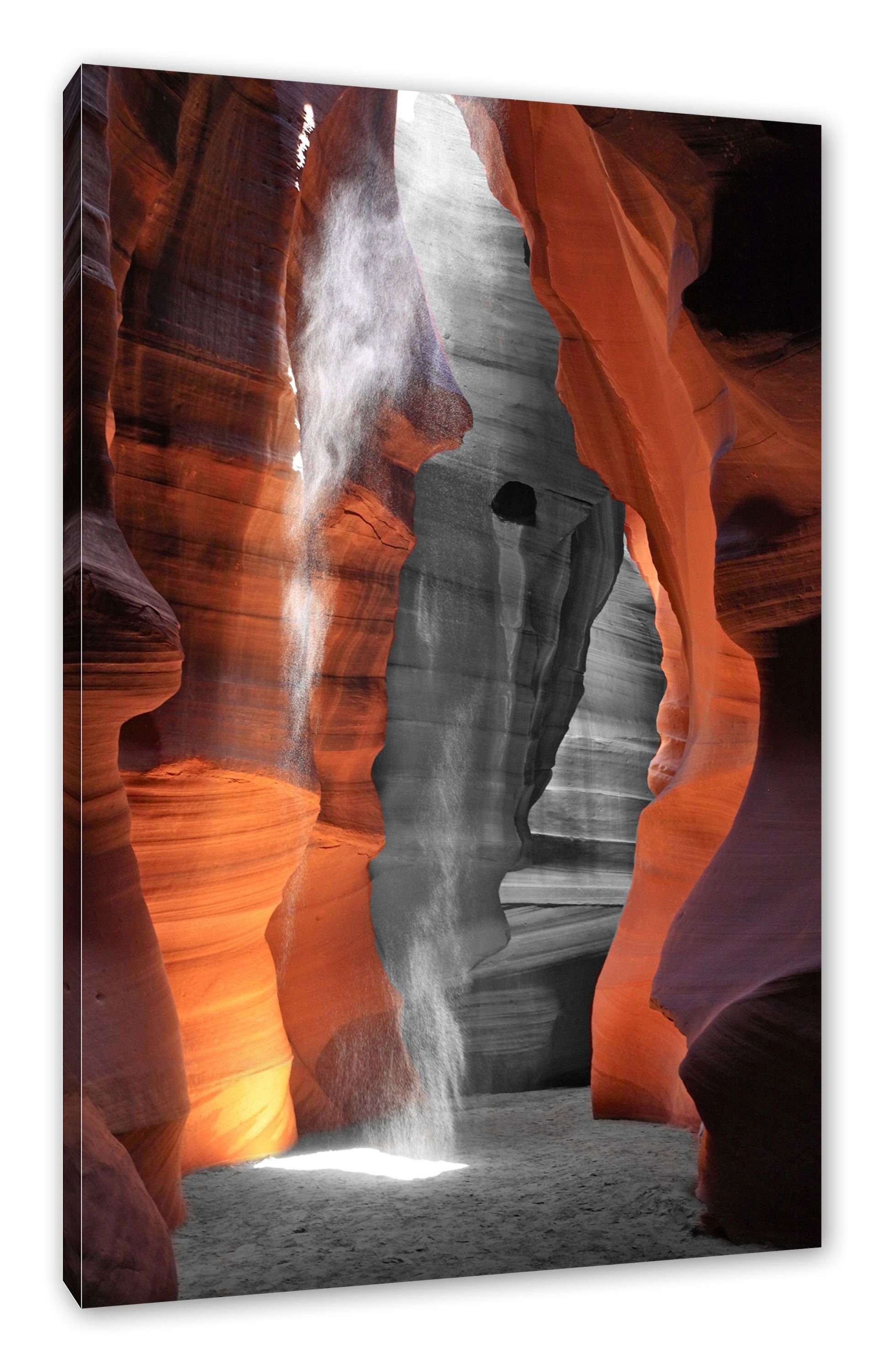 Pixxprint Leinwandbild prächtiger Antelope Canyon, prächtiger Antelope Canyon (1 St), Leinwandbild fertig bespannt, inkl. Zackenaufhänger