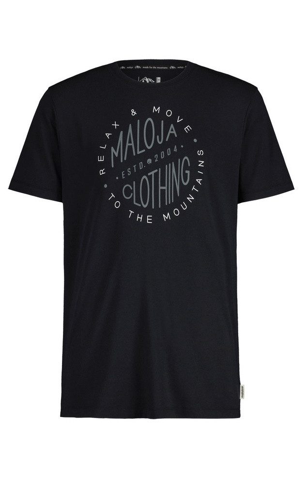 Maloja T-Shirt SerdesM (Baumwolle/Modal) schwarz Herren