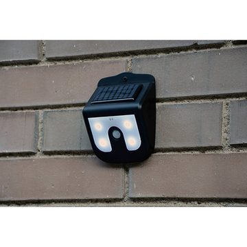 Best Direct® LED Solarleuchte Vigilamp Solar, 3, LED fest integriert, Warmweiß, mit Bewegungssensor, Außenleuchte für den Garten IP 44
