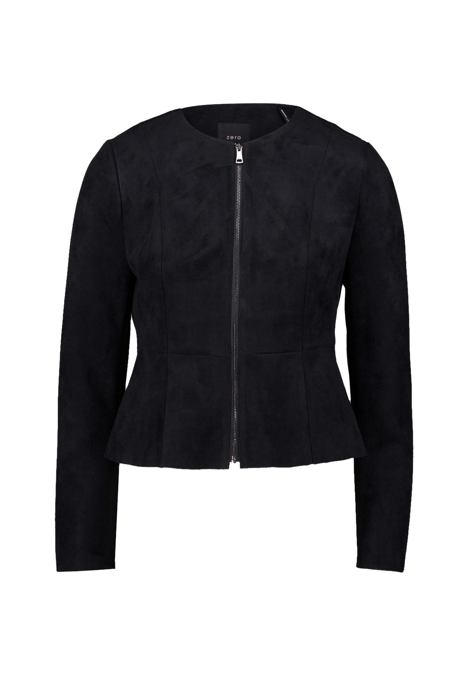 Zero Jackenblazer Damen Blazer Wildlederoptik Plain/ohne günstig online kaufen