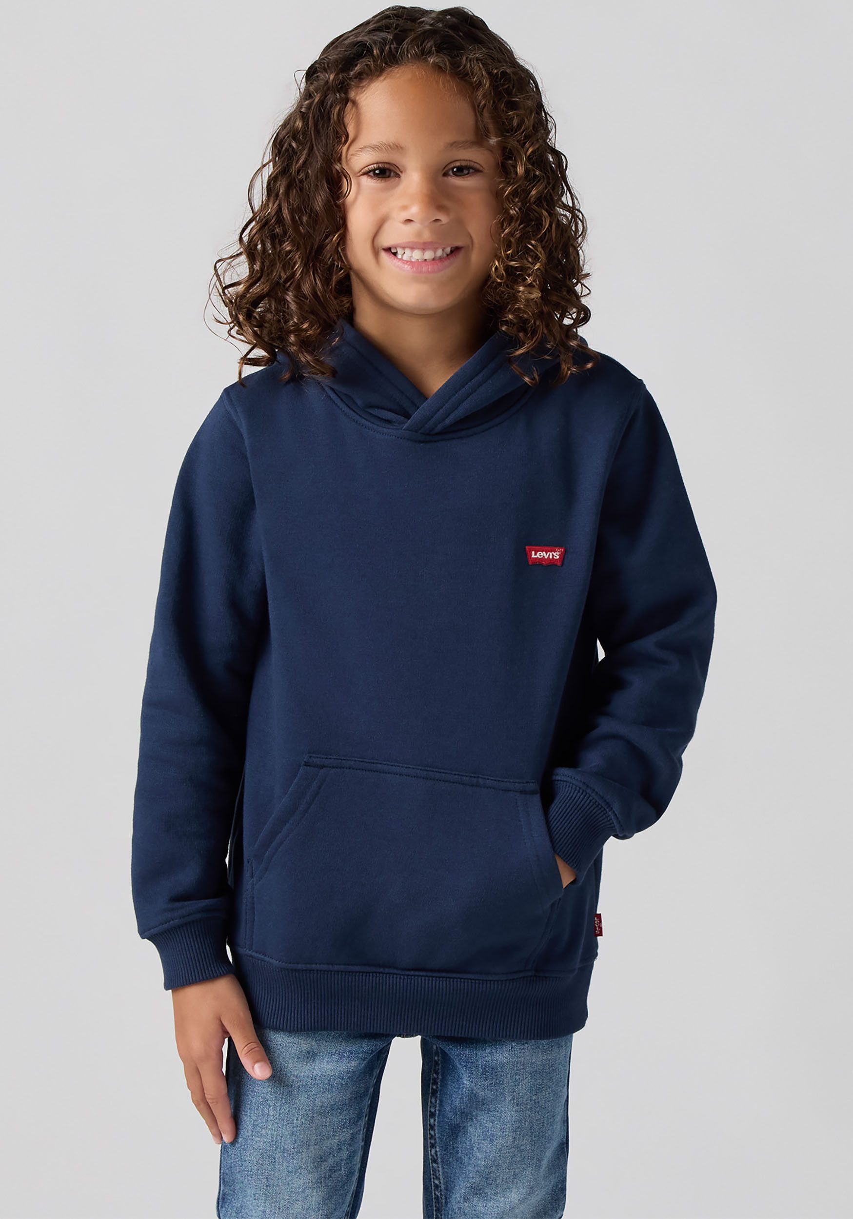 Levi's® Kids Hoodie LVB MINI BATWING PULL OVER HOO for BOYS