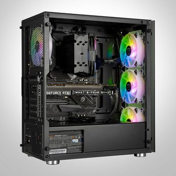 Memory PC Gaming-PC-Komplettsystem (23,80", AMD Ryzen 5 5600G, RX 6700, 16 GB RAM, 500 GB SSD)
