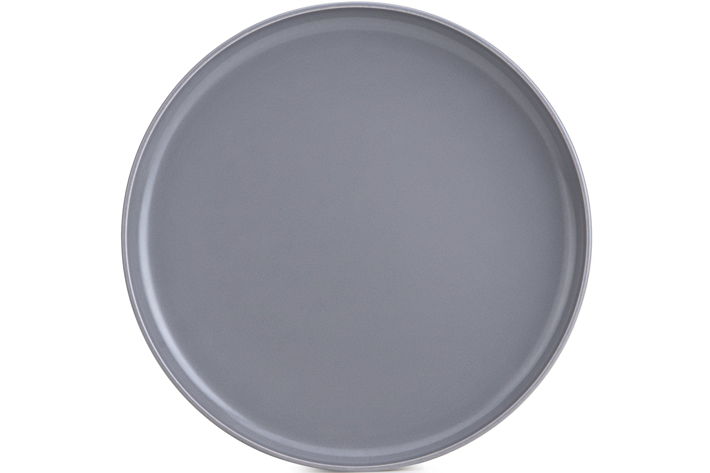 KONSIMO® Kombiservice VICTO Geschirrset hergestellt in der EU (24-tlg), 6 Personen, Steingut, spülmaschinengeeignet, mikrowellengeeignet, matt