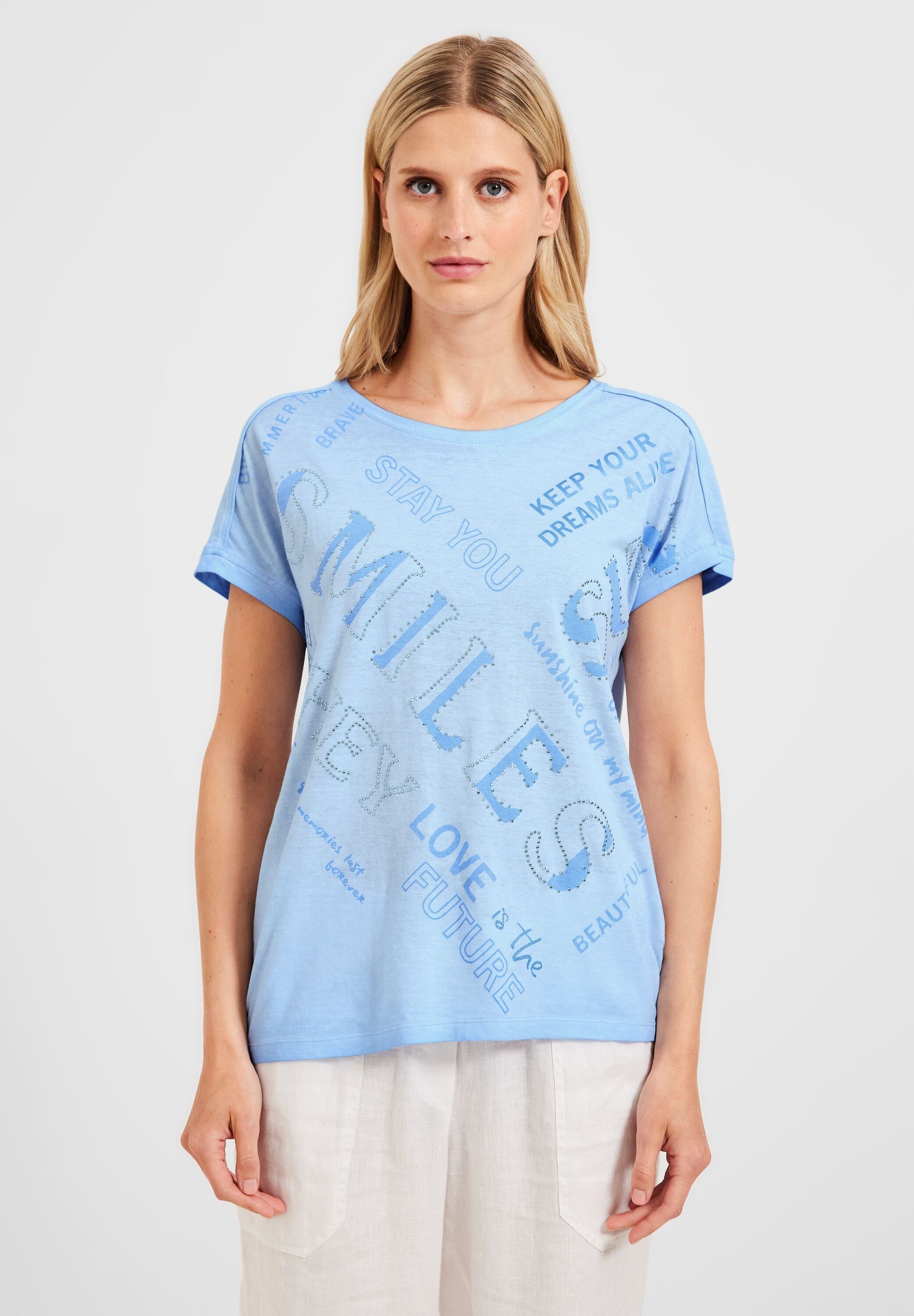 blue tranquil T-Shirt Cecil