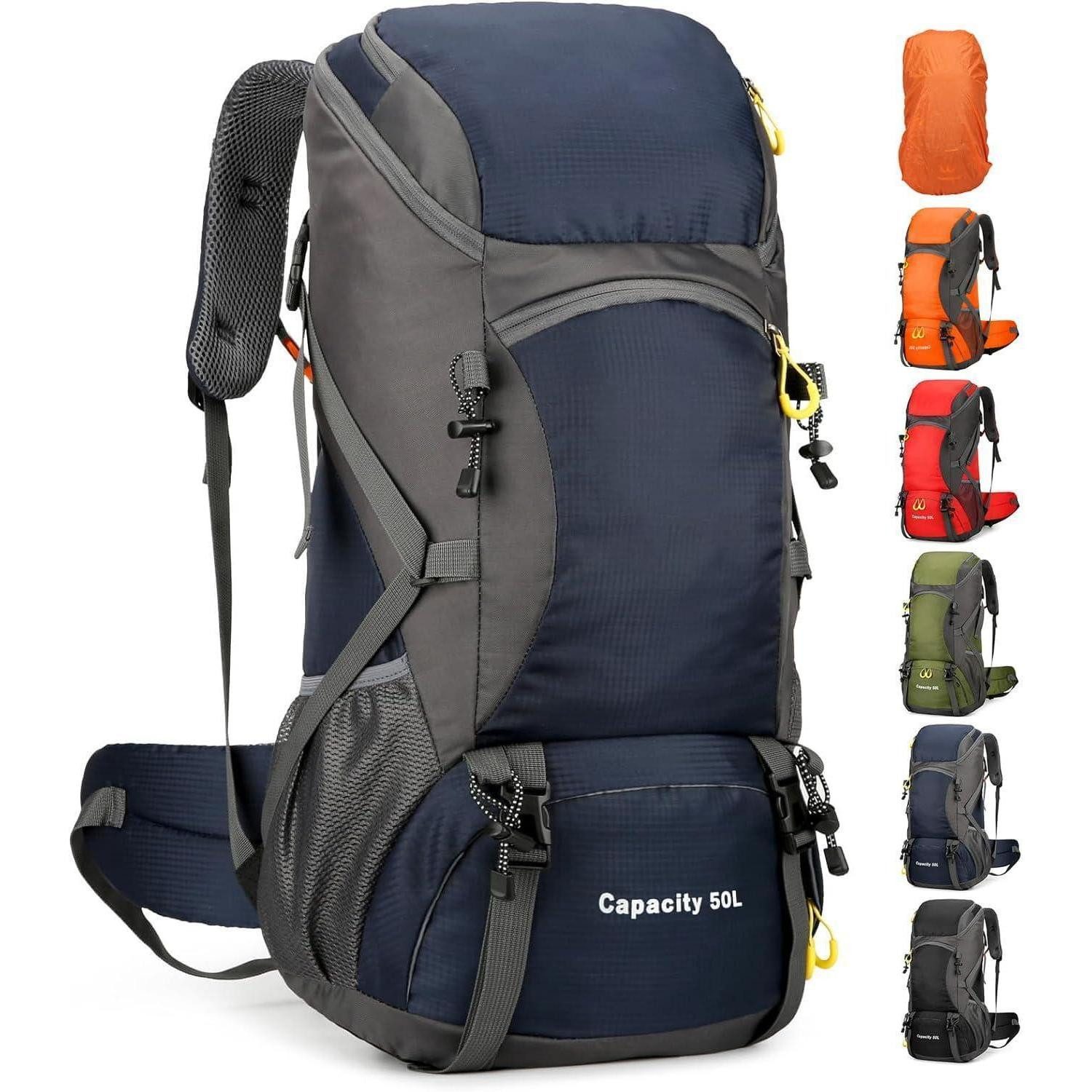 LuxusKollektion Wanderrucksack Wanderrucksack 50L Trekkingrucksack Regenhülle wasserdicht