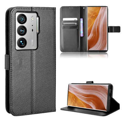 König Design Handyhülle ZTE Axon 40 Ultra, Schutzhülle Schutztasche Case Cover Etuis Wallet Klapptasche Bookstyle