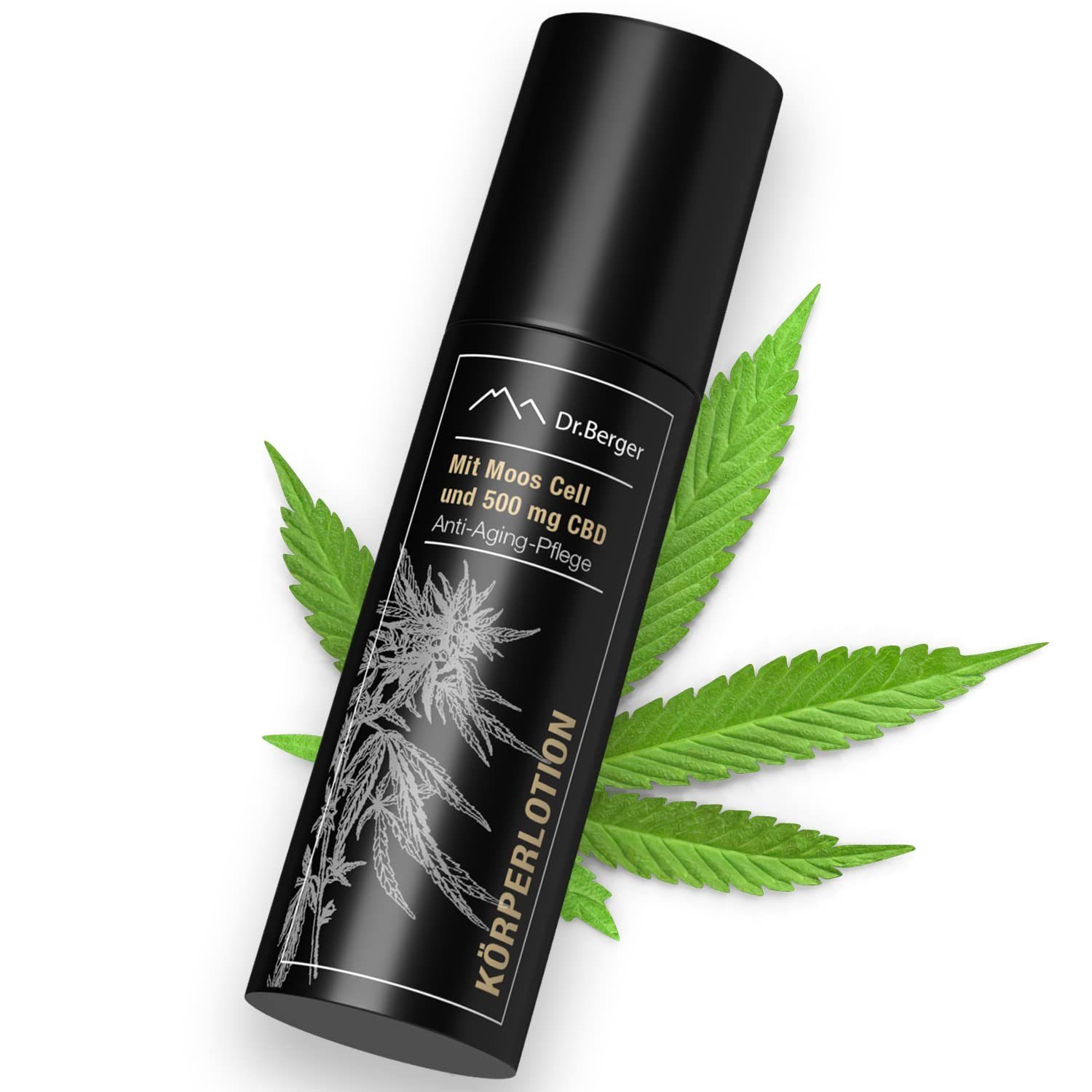 Moos Dr. mit mg "Black Berger 100 mit Cell, Edition" CBD Körperlotion 500 ml Körperlotion