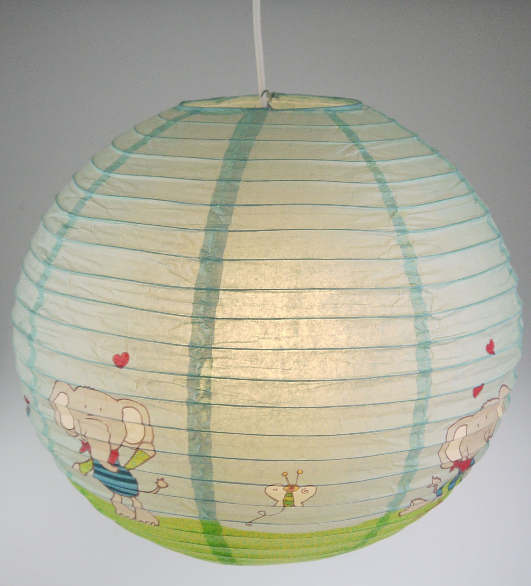 niermann Hängeleuchte Papier-Pendelleuchte Lolo Lombardo, Kinderzimmer, Kinderlampe