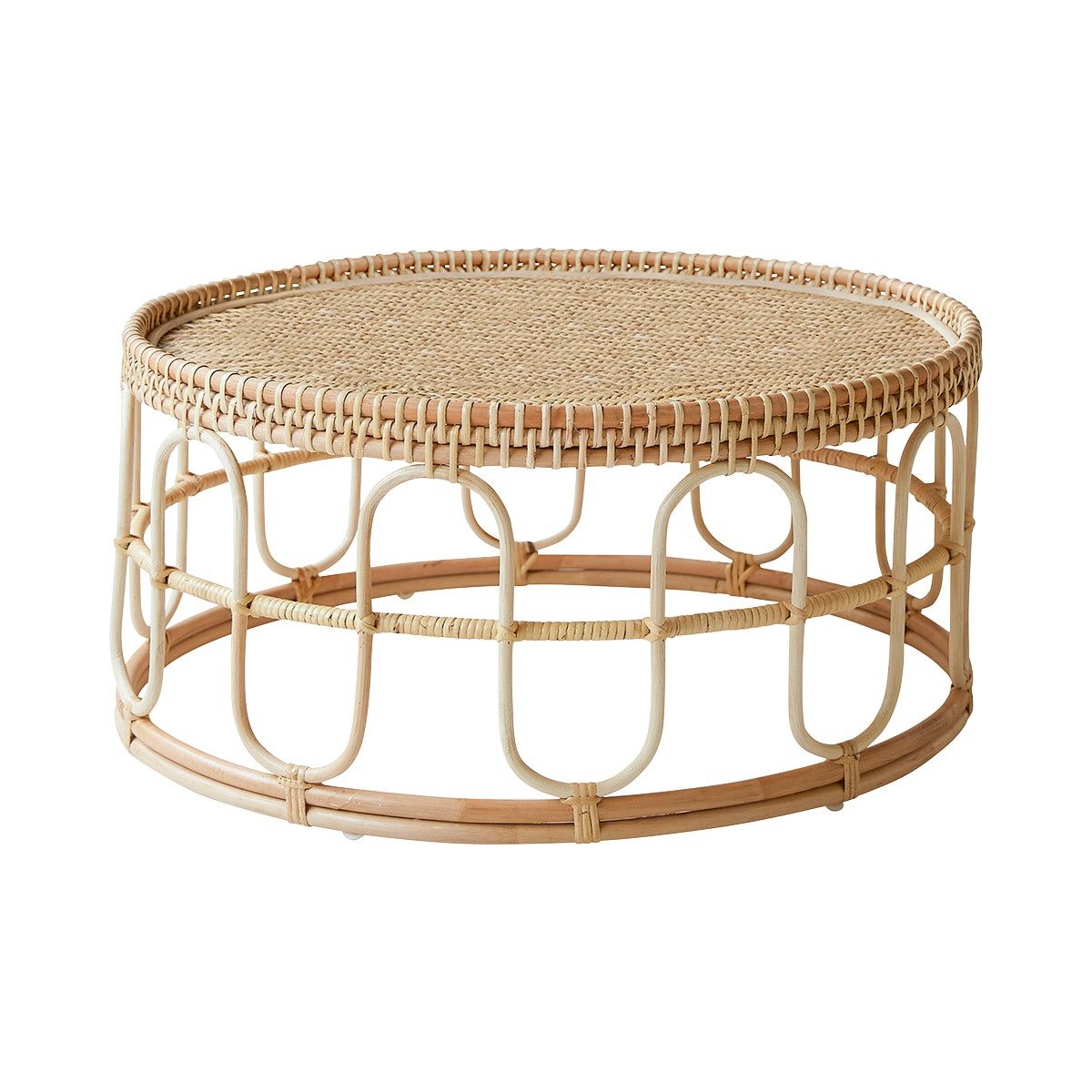 Tikamoon Couchtisch Samson Couchtisch aus Rattan günstig online kaufen