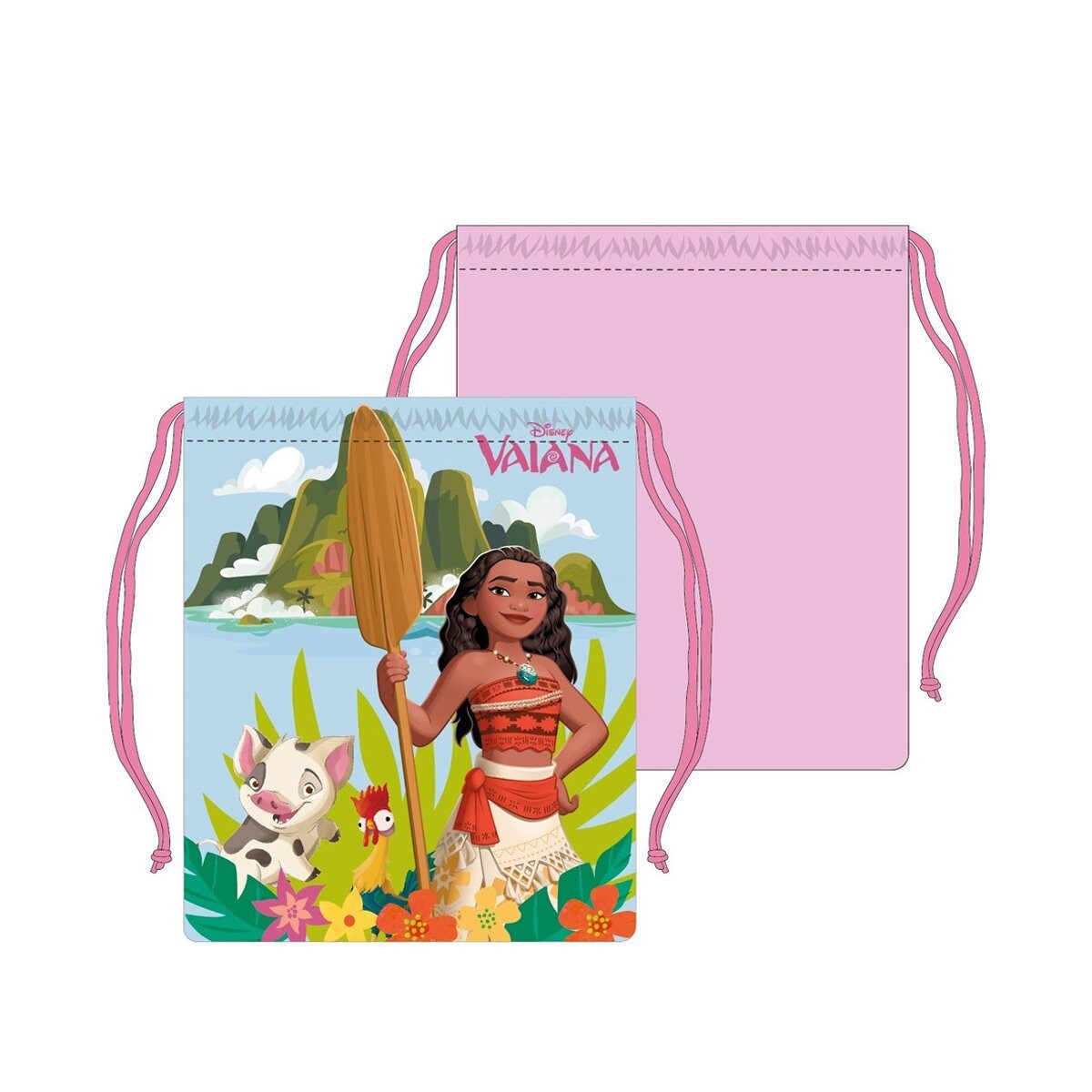 Disney Turnbeutel Vaiana Lunch-Tasche 26,5cm Kinder Brottasche Disney Reise (1-tlg)