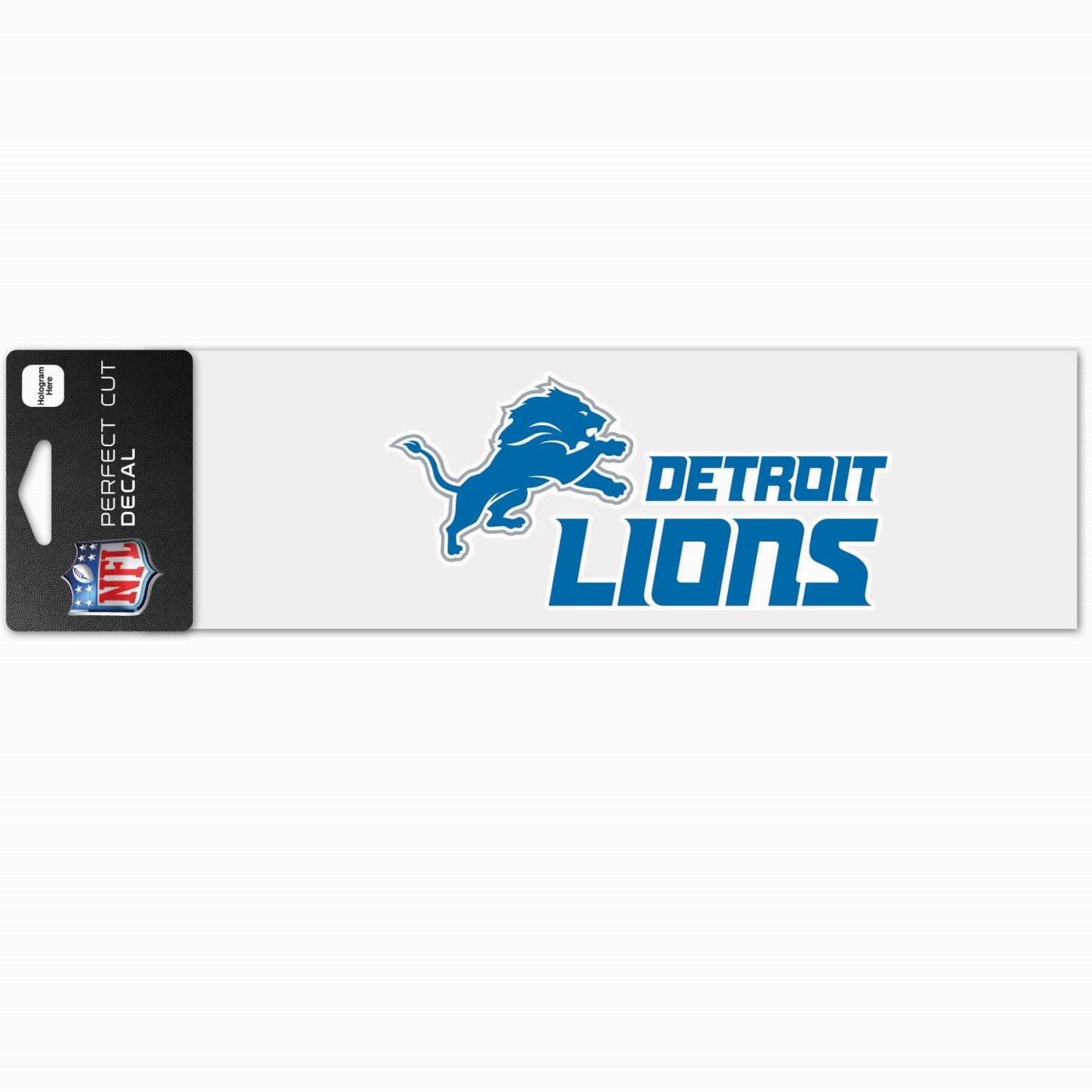 WinCraft Wanddekoobjekt NFL Perfect Cut Aufkleber 8x25cm Detroit Lions