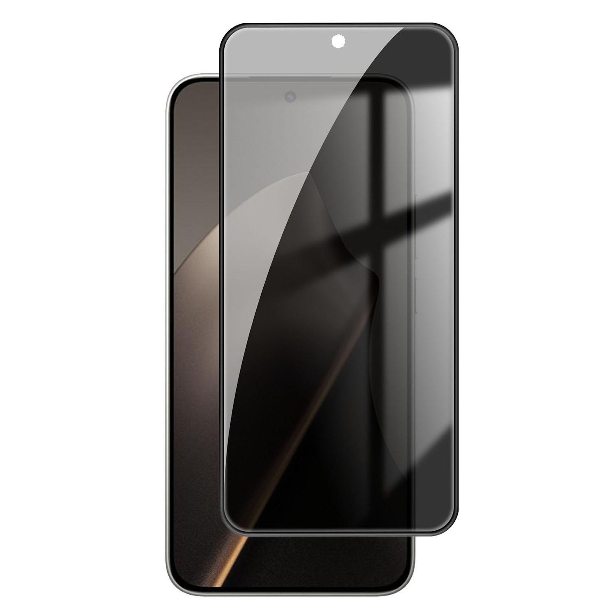Wigento Displayschutzglas Privacy 1x für Xiaomi 17T Pro Display 9H Hartglas Blickschutz für Xiaomi 17T Pro, Privacy Display Schutz Glas