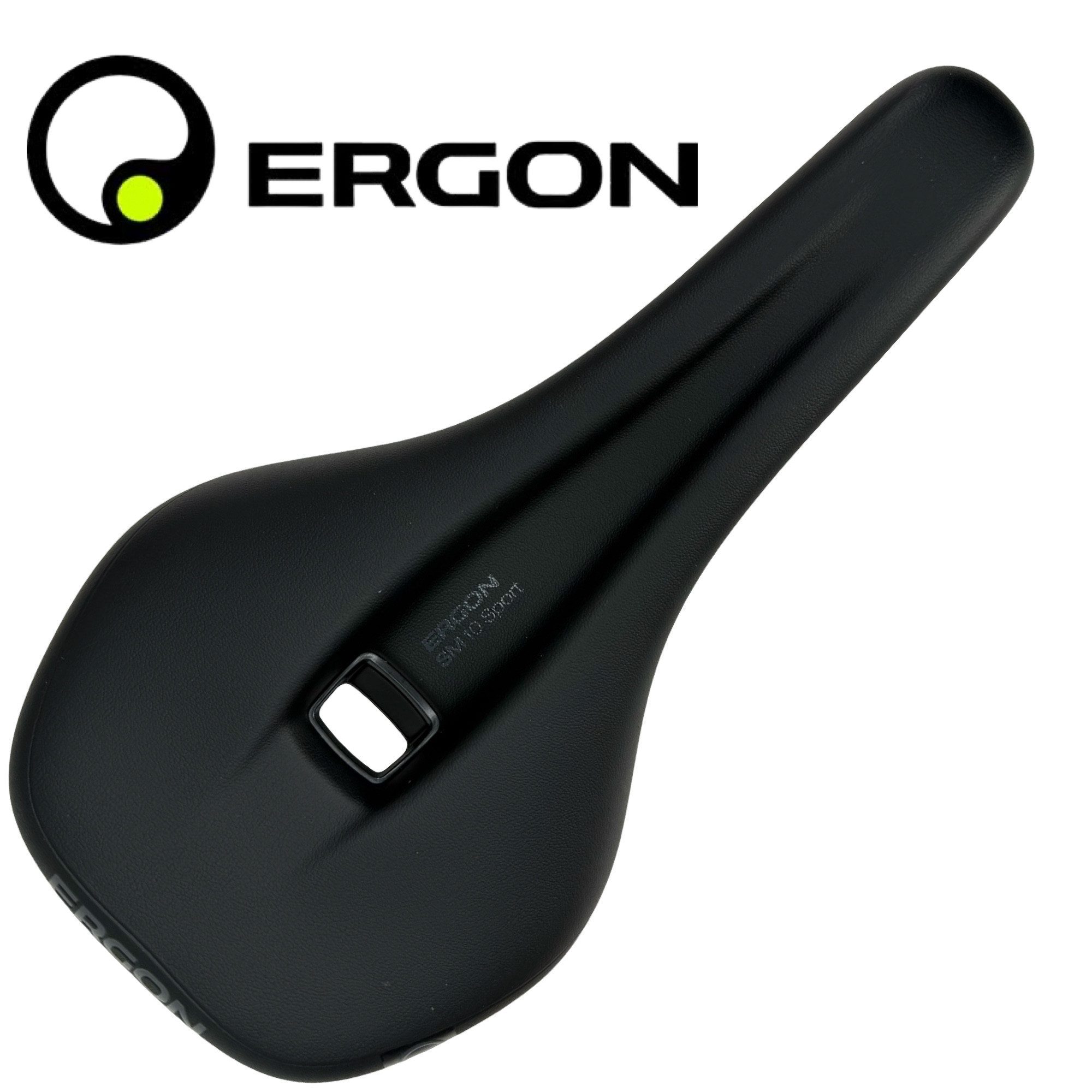 Ergon Fahrradsattel Ergon Fahrrad SM 10 Sport Men S/M MTB Tour Ebike Ergo Sattel Schwarz