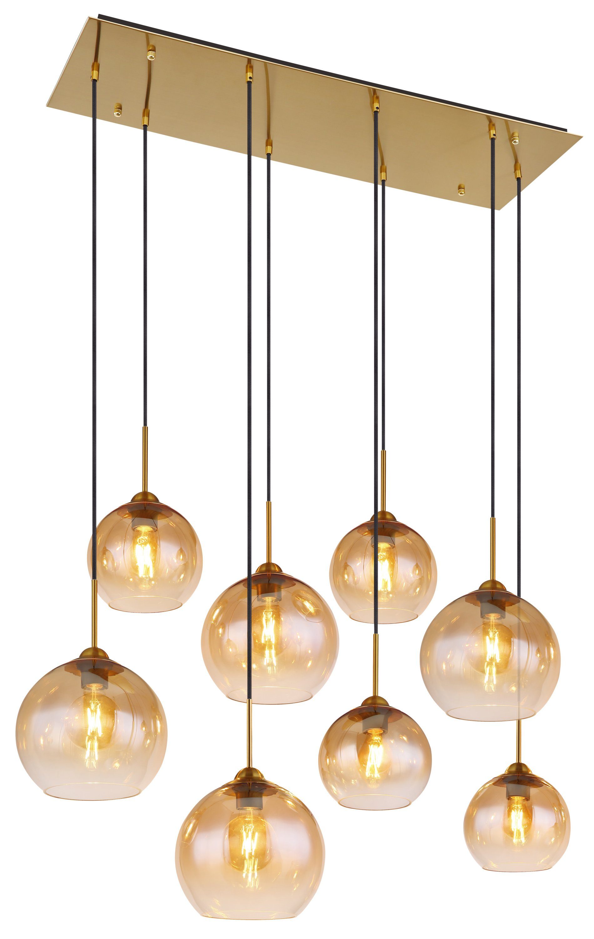 106x46x150 LBH Hängeleuchte GLOBO Hängeleuchte, LEUCHTEN GLOBO cm) Hängeleuchte 106x46x150 Lighting (LBH JAMESSA