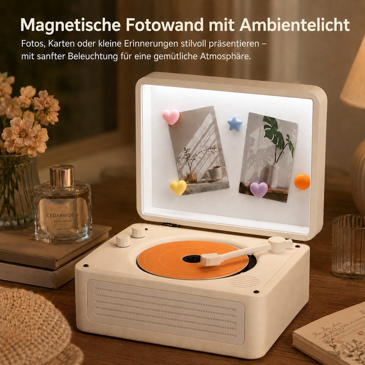 Tekoo Tragbarer CD-Player, Bluetooth 5.4 mit Akku & Stereo Lautsprecher CD-Player (Bluetooth, 0 GB Festplatte, 2-Wege-Bluetooth 5.4 (Sender/Empfänger), 3000 mAh Akku)