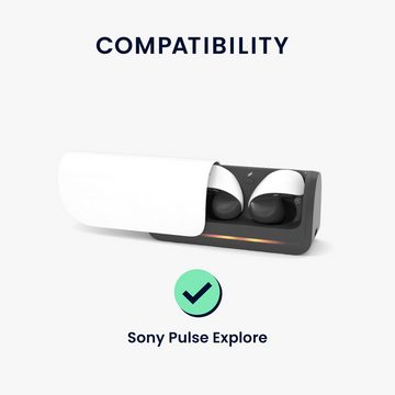 kwmobile Kopfhörer-Schutzhülle Hülle für Sony Pulse Explore, Silikon Schutzhülle Etui Case Cover für In-Ear Headphones
