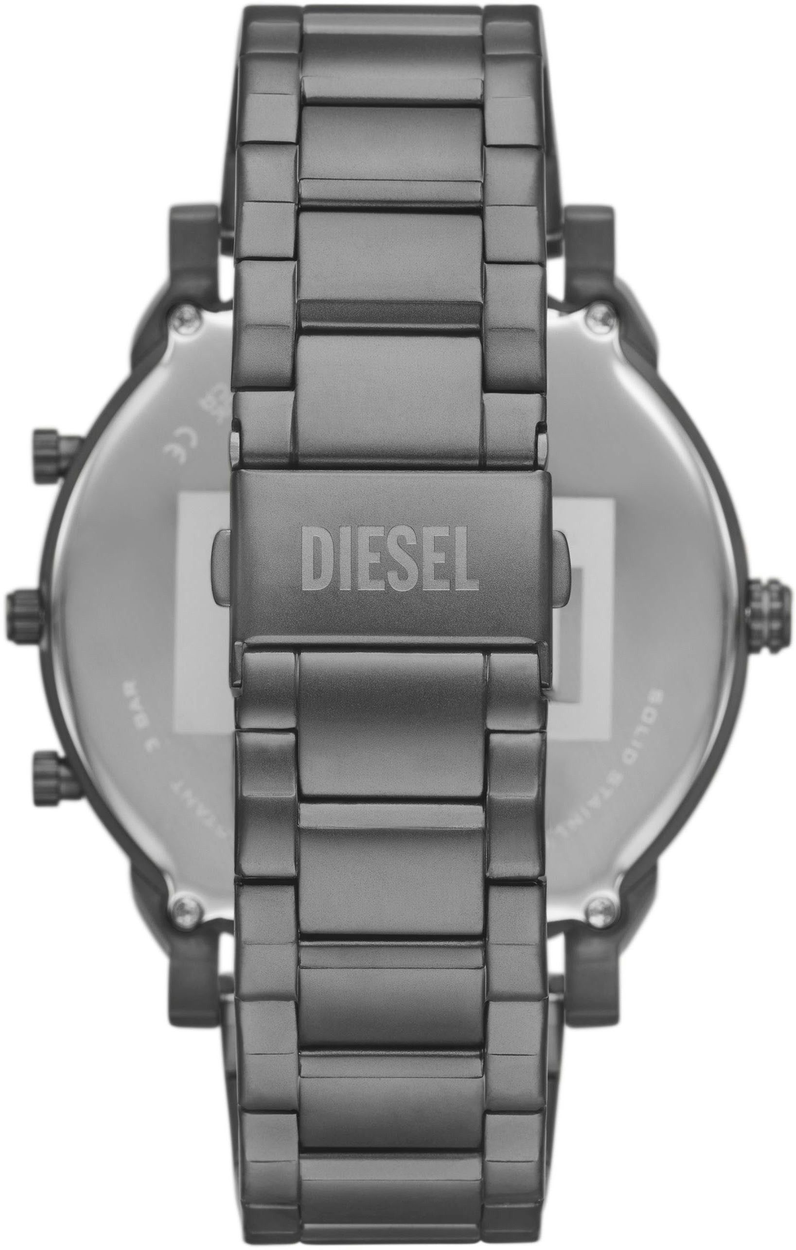 Diesel Quarzuhr MR. DADDY SLIM DZ7487, Armbanduhr, Herrenuhr, Edelstahlarmband, analog, Datum