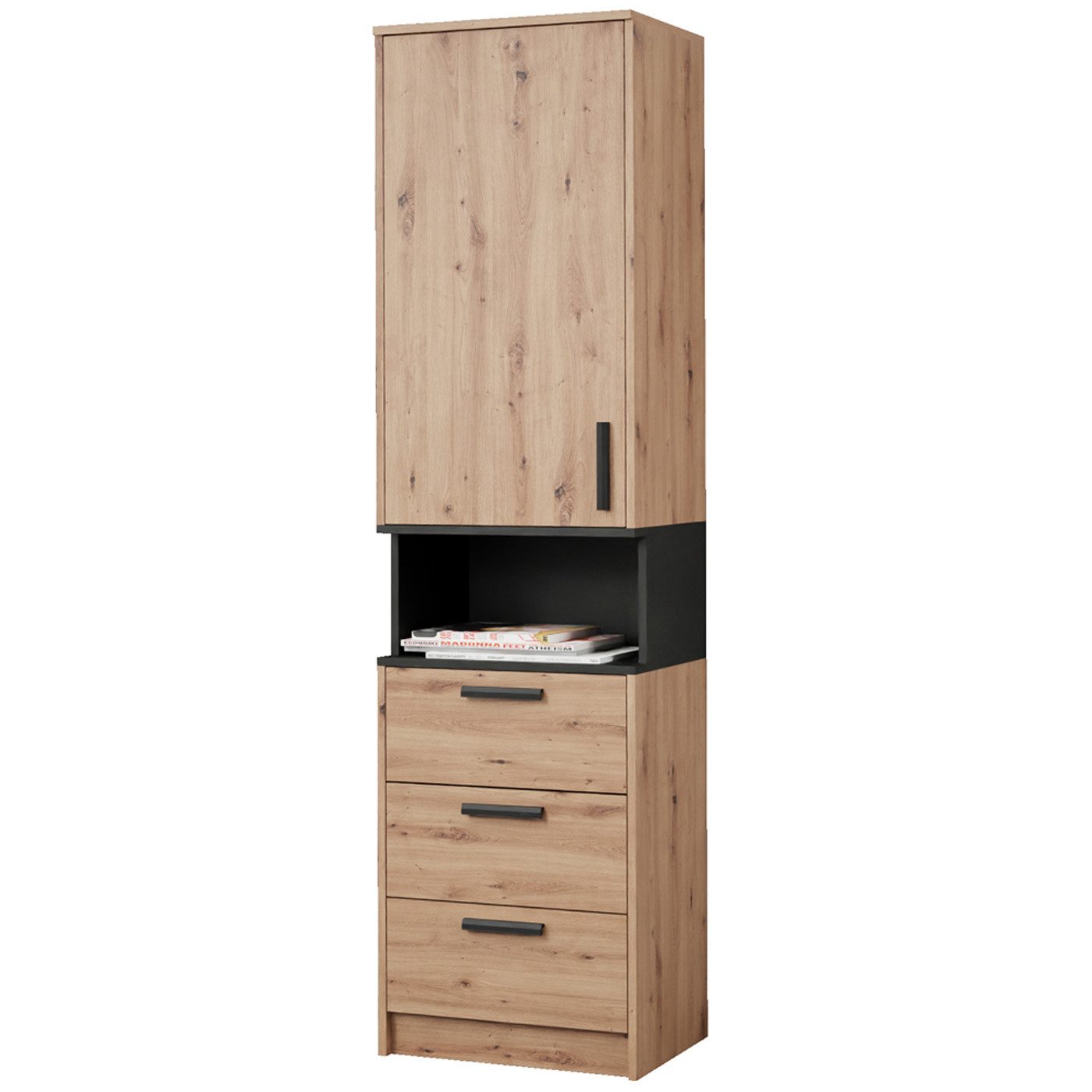 Marmex Möbel Schrank-Set Grant Set 15, (SET, 2-St., Eckschrank, Regal mit Schubladen), Scharniere Softclose
