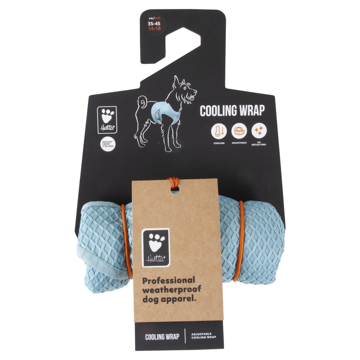 HURTTA Hundeweste Kühlweste Cooling Wrap aquamarin
