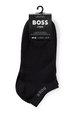 BOSS Sneakersocken 5P AS Logo CC W (Packung, 5-Paar, 5er) mit BOSS-Logoschriftzug