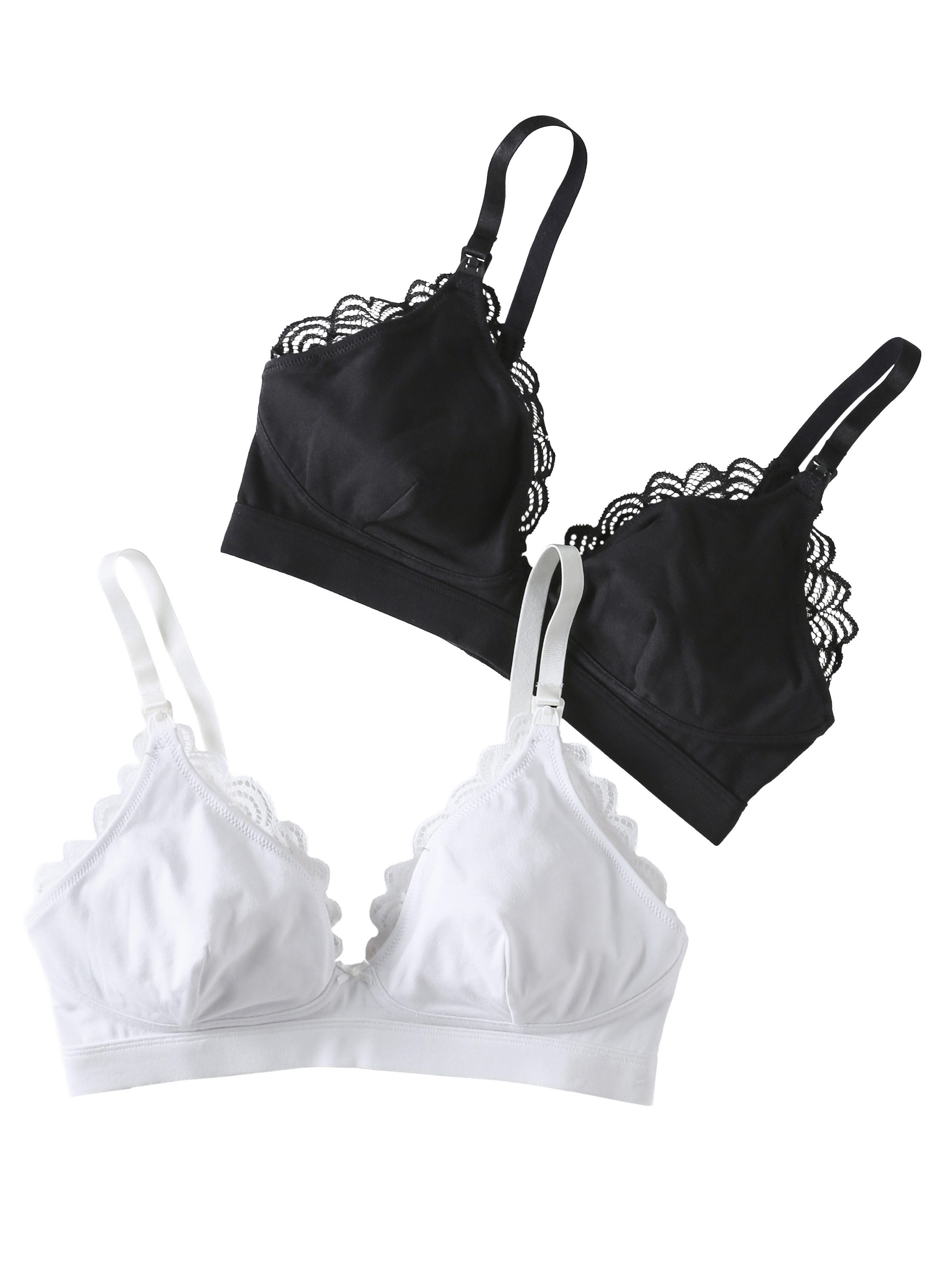 Envie de Fraise Still-BH Still-BHs mit Spitze, Bio-Baumwolle 2er-Pack