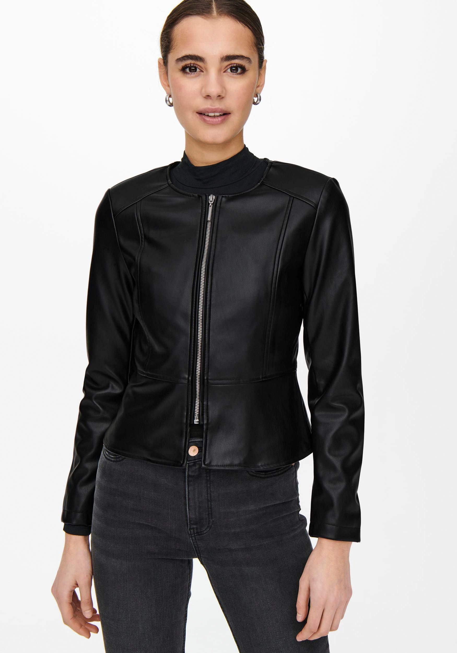 Lederimitatjacke ONLSARAMY FAUX LEATHER JACKET CC OTW