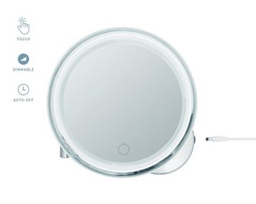 Libaro Kosmetikspiegel Siena, LED Kosmetikspiegel Vergrößerung 7x Dimmer Auto-off Batterien oder USB