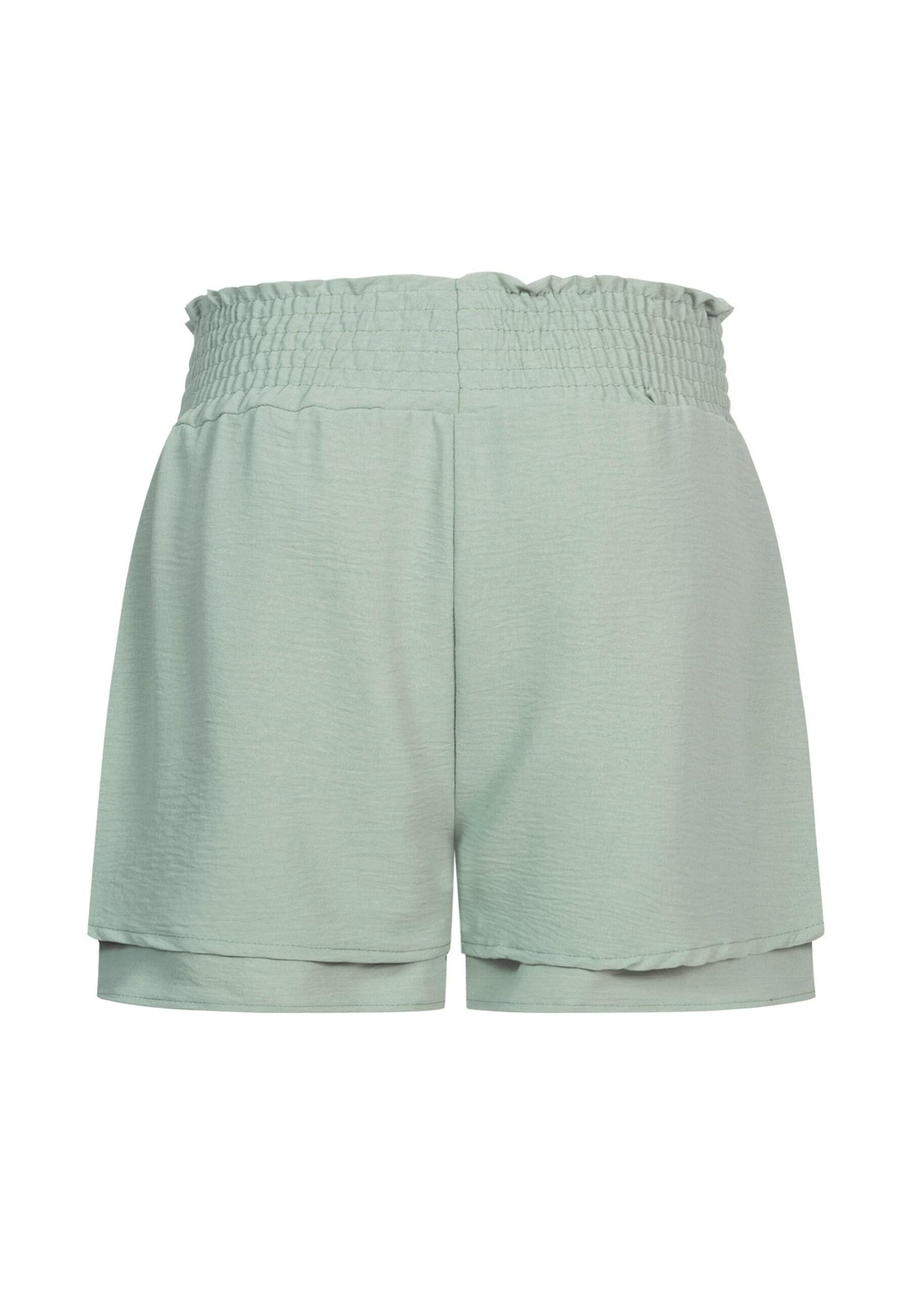 CLOUD 5IVE Shorts CLOUD 5IVE Musselin Shorts 2-Lagig mit Gummibund (1-tlg) günstig online kaufen
