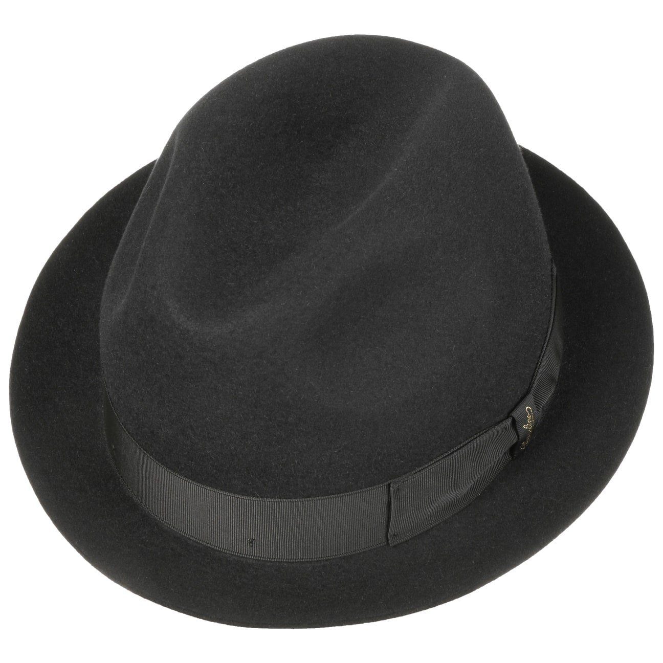Borsalino Trilby (1-St) Fedora mit Ripsband, Made in Italy