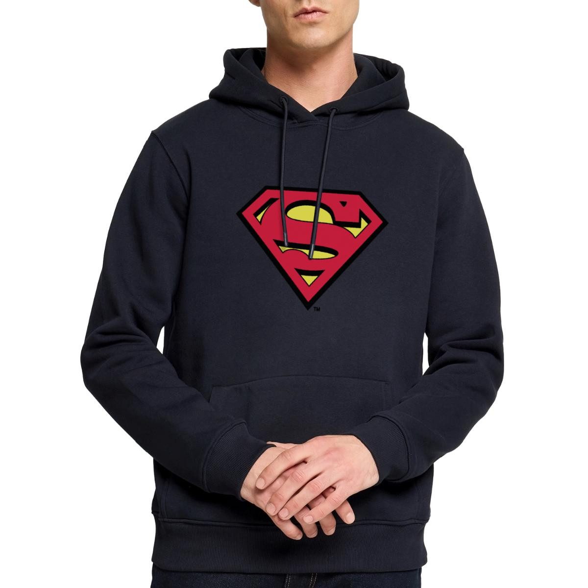 Hoodie DC Comics Superman Logo Original Karneval Herren Premium Hoodie