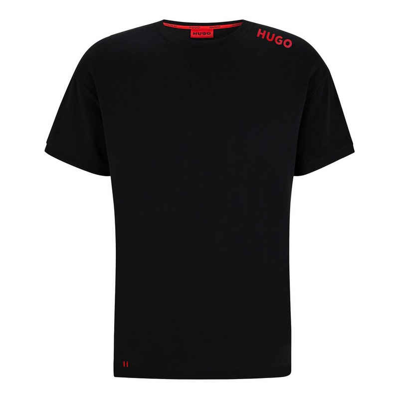 HUGO T-Shirt Labelled T-Shirt mit Logo-Druck auf der Schulter