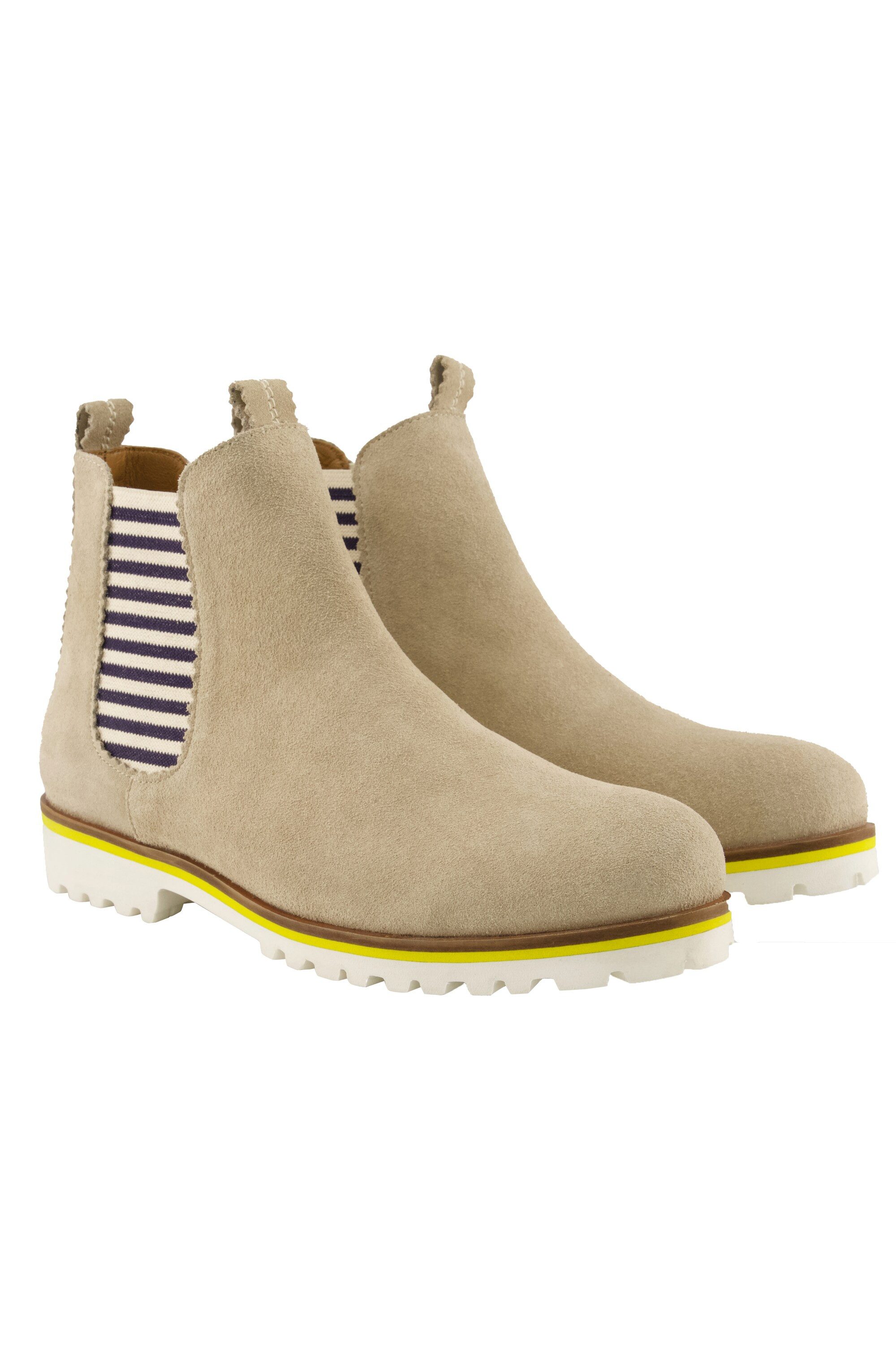 Ulla Popken Chelseaboots Stretcheinsatz Streifenoptik Weite H Сапогиette