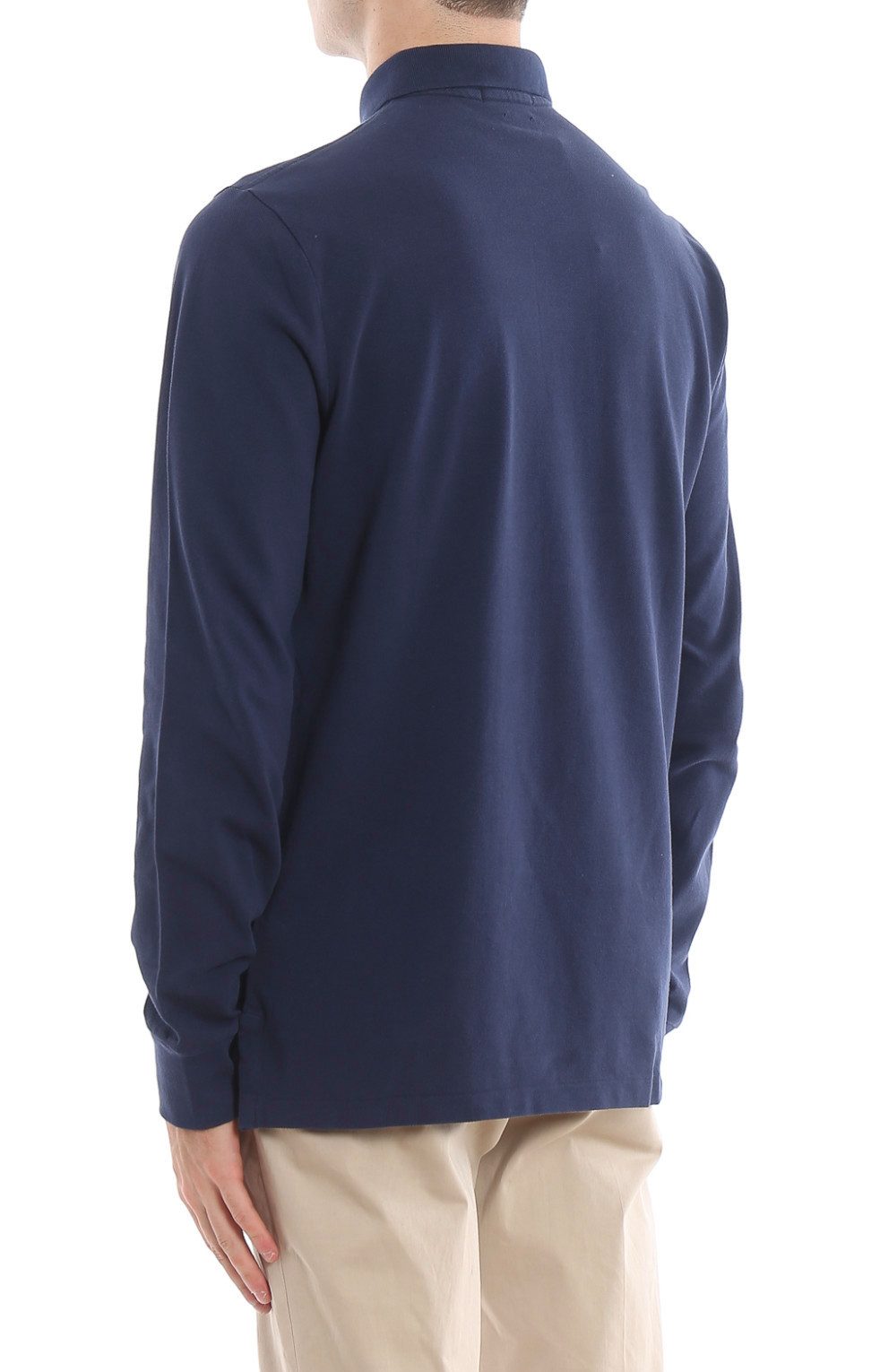 Polo Ralph Lauren Langarm-Poloshirt Herren Hemd Classic Fit mit digitaler E günstig online kaufen