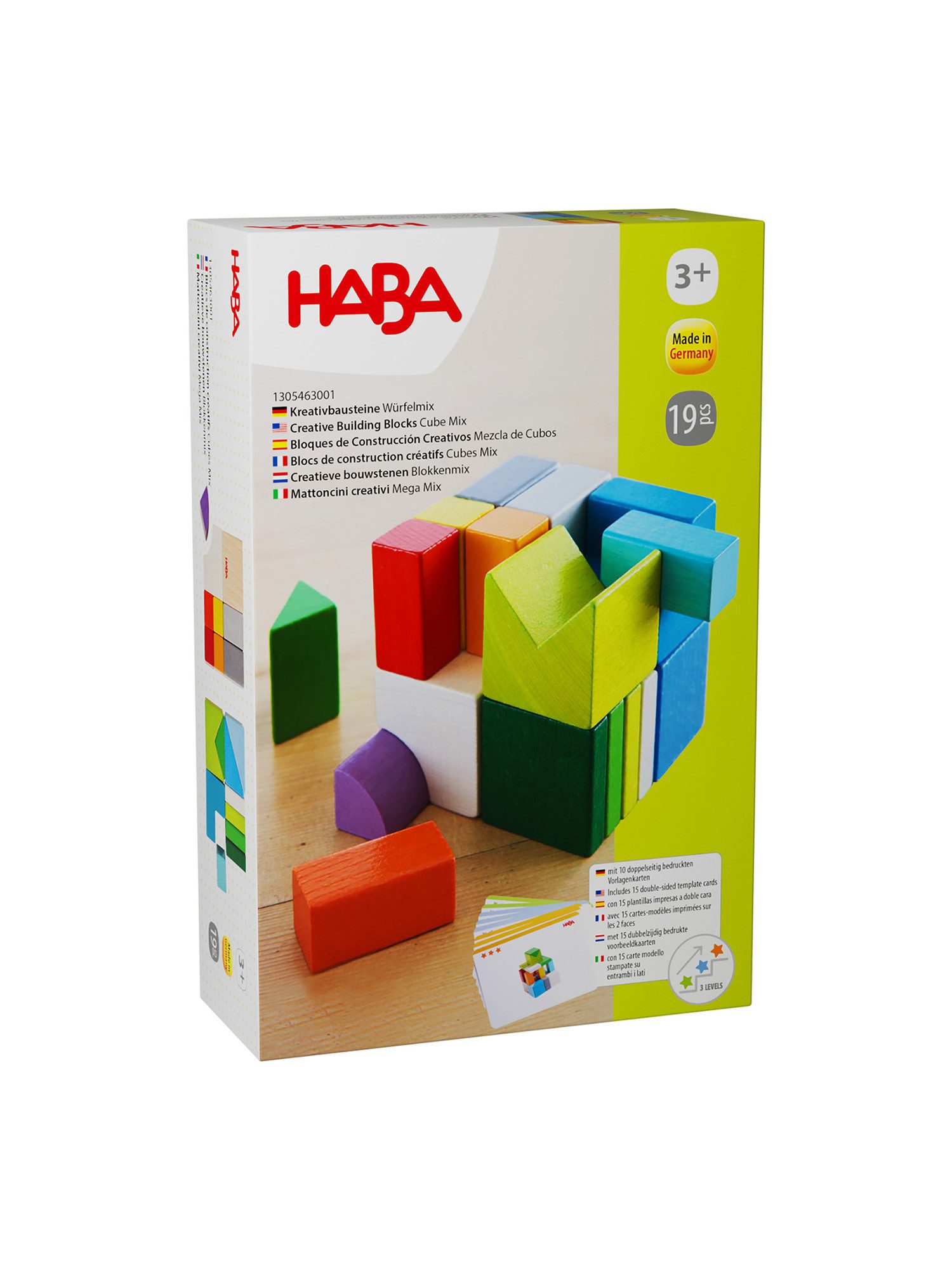 Haba 3D-Legespiel Würfelmix Spielbausteine, unisex neutral