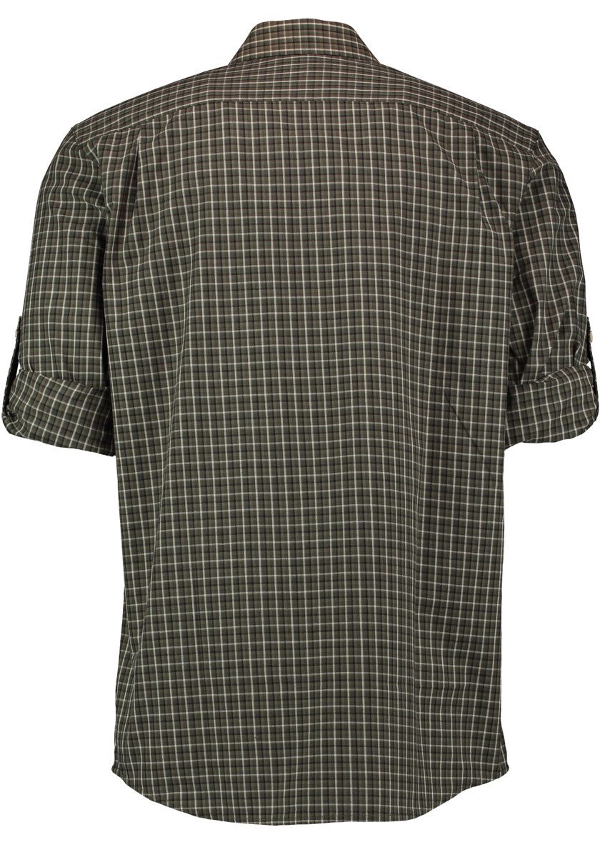 OS Trachten Outdoorhemd Sibol Langarm Jagdhemd mit Hirsch-Stickerei auf der günstig online kaufen