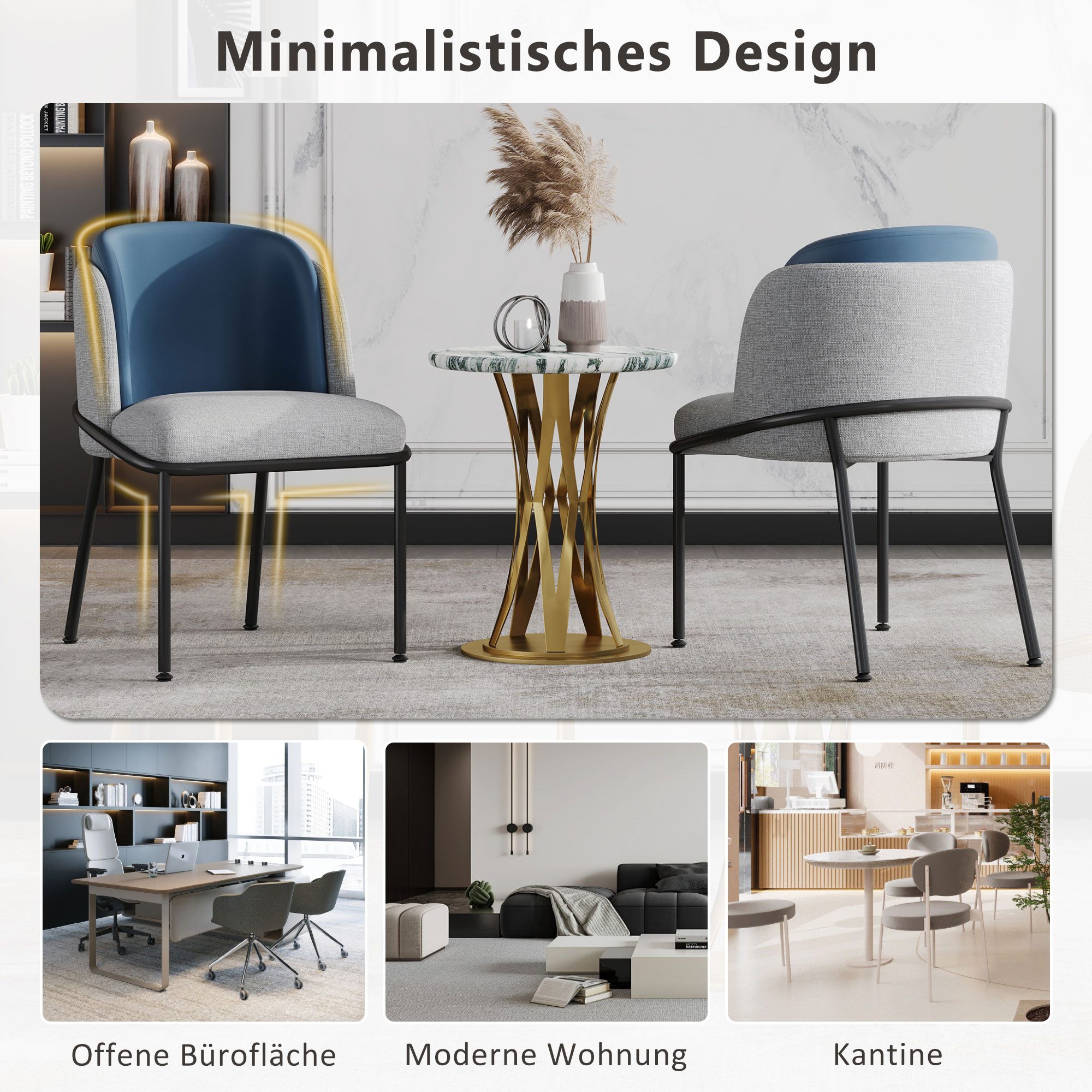 HAUSS SPOLE Esszimmerstuhl 2er-set Küchenstühle Relaxsessel günstig online kaufen